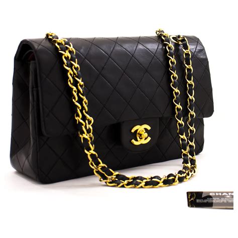 chanel shoulder bagbag black|authentic Chanel black shoulder bag.